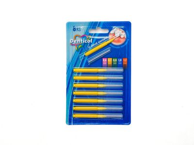 Denticol R01 veľ. 0,7mm, medzizubná kefka rovná, 8 + 8ks