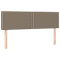 vidaXL Posteľný rám boxspring s matracom sivohned 140x200 cm látka