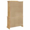 vidaXL Skrinka Corona, hnedá 112x43x196 cm, masívna mexická borovica
