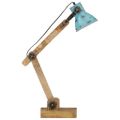 vidaXL Stolová lampa 25 W šmuhovaná modrá 23x18x96 cm E27