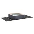vidaXL Podložka pod bazén 550 x 280 x 0,1 cm Obdĺžnikový Čierna