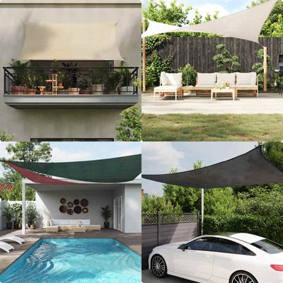vidaXL Tieniaca plachta 160 g/m² tmavozelená 3x4,5 m HDPE