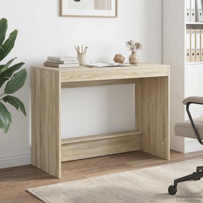 vidaXL Postelový stôl Dub sonoma Kompozitné drevo 100 x 45 x 75 cm