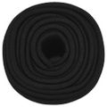 vidaXL Pracovné lano čierne 14 mm 250 m polyester