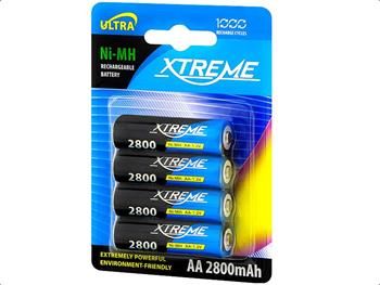 XTREME Batéria nabíjacia R6 Ni-MH AA 2800mAh, blister 4ks XTREME Batéria nabíjacia R6 Ni-MH AA 2800mAh, blister 4ks
