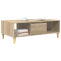 vidaXL Konferenčný stolík Sonoma dub 102 x 55 x 35 cm Kompozitné drevo