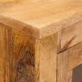 vidaXL Highboard so zásuvkou Hnedá 40 x 30 x 120,5 cm mangový masív