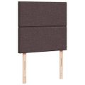vidaXL Boxspring posteľ s matracom tmavohnedá 100x200 cm látka