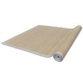 vidaXL Obdĺžnikové prírodné bambusové podložky 4 ks 120x180 cm
