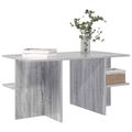 vidaXL Konferenčný stolík Sivá sonoma 87 x 50 x 45 cm
