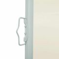 vidaXL Zaťahovacia bočná markíza na terasu 140x514 cm, krémová