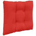 vidaXL Vankúš na vonkajšiu pohovku Polyester Červená 50,5 x 50,5 cm