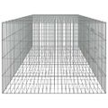 vidaXL 5-panelová klietka pre králiky 273x79x54 cm pozinkované železo