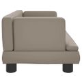 vidaXL Pelech pre psa kapučínový 60x40x30 cm umelá koža