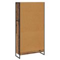 vidaXL Knižnica 80 x 30 x 155 cm Kompozitné drevo Staré drevo