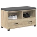 vidaXL Predsieňová lavica Sonoma dub 80 x 38 x 46 cm
