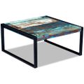 vidaXL Konferenčný stolík, recyklovaný masív 80x80x40 cm