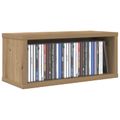 vidaXL Roh na skladovanie CD 2 ks Dub artisan 40 x 17 x 17 cm