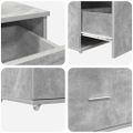 vidaXL Zásuvkový kabinet 55 x 45 x 31 cm Betónová šedá