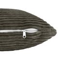 vidaXL Poťah na podložku 6 pcs HEERLEN Antracitová 60 x 60 cm manšestr