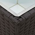 vidaXL Vonkajšia súprava 3 ks Čierna 30 x 30 x 80 cm Kov