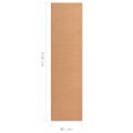 vidaXL Koberec behúň BCF béžový 80x350 cm