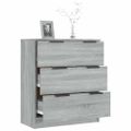 vidaXL Komoda sivý dub sonoma 60x30x70 cm spracované drevo