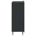 vidaXL Servírovacia skriňa Čierna 66 x 34,5 x 92 cm Kompozitné drevo