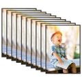 vidaXL Fotorámiky na stôl, koláž 10 ks, čierne 15x21 cm, MDF