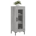 vidaXL Komoda sivý dub sonoma 34,5x34x90 cm spracované drevo