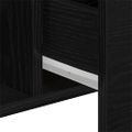 vidaXL Servírovacia skriňa Čierny dub 100 x 36 x 60 cm
