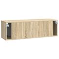 vidaXL Nástenná TV skrinka 98 x 31 x 30 cm Dub sonoma Kompozitné drevo