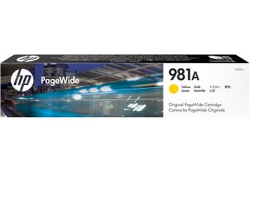 HP 981A - žltá atramentová kazeta, J3M70A