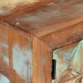 vidaXL TV skrinka 112x30x45 cm masívne recyklované drevo