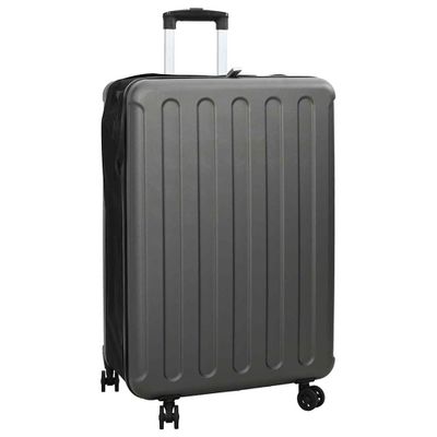 vidaXL Kufor so zámkom Tmavo šedá 50 x 30 x 76 cm ABS plast