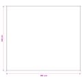 vidaXL Uterák na stôl Obdĺžnikový Béžová 140 x 180 cm