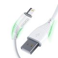 Kábel t-phox nature lightning biely 1,2m 3A