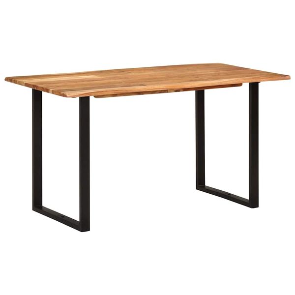 vidaXL Jedálenský stôl 140x70x76 masívne akáciové drevo