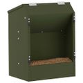 vidaXL Kŕmidlo pre králiky Olivovo zelená 33,5 x 25,5 x 45,5 cm 3 kg