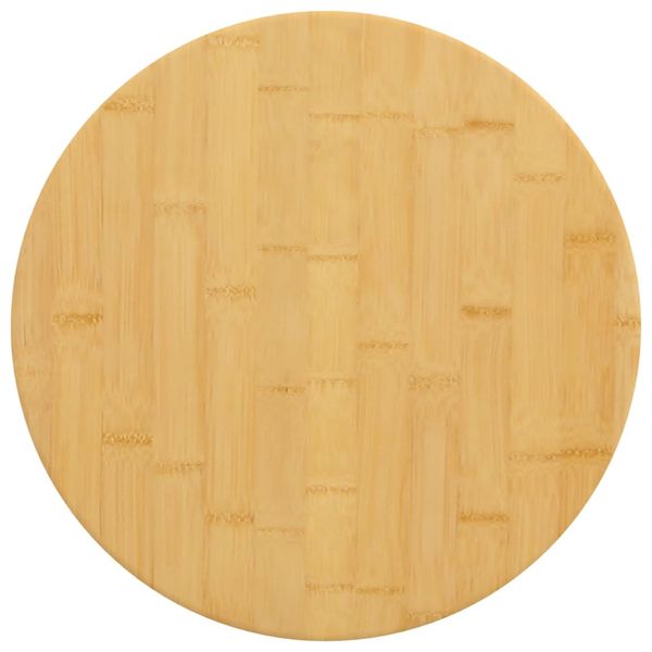 vidaXL Stolová doska Ø30x1,5 cm bambus