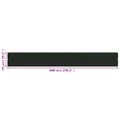 vidaXL Balkónová markíza tmavozelená 75x600 cm HDPE
