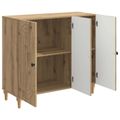 vidaXL Servírovacia skriňa Dub artisan 89 x 34,5 x 80 cm