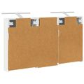 vidaXL Set kabinetov do kúpeľne 3 ks 110 x 10,5 x 60,5 cm