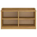 vidaXL Lavica do predsiene SANDNES 87x40x50 cm borovicový masív