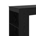 vidaXL Barový stôl 95 x 47 x 103,5 cm Kompozitné drevo Čierny dub