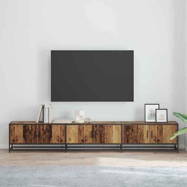 vidaXL TV jednotky 2 pcs Staré drevo 240 x 35 x 41 cm Kompozitné drevo