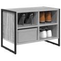 vidaXL Skriňa na topánky 60 x 35 x 44 cm Kompozitné drevo Sivý Sonoma