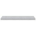 vidaXL Plávajúce nástenné police 2 ks betónové sivé 80x23,5x3,8 cm MDF