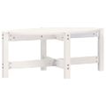 vidaXL Konferenčný stolík biely 87x48x35 cm borovicový masív