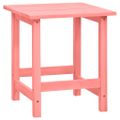 vidaXL Záhradná stolička Adirondack so stolíkom jedľový masív ružová
